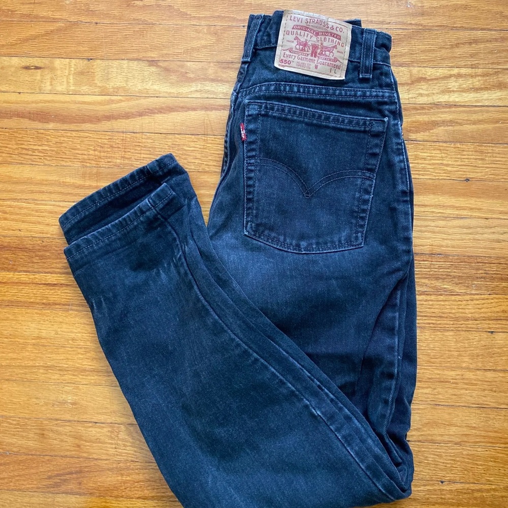 Levi's 550 Black Jeans